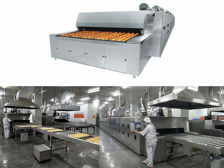 Industrial biscuit baking oven
