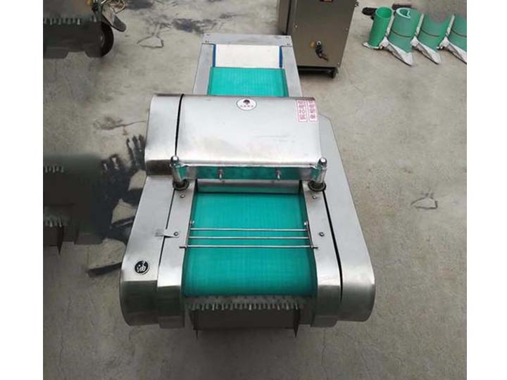 Commercial leafy vegetable cutting machine