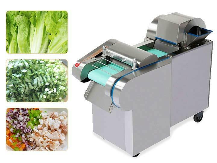 Green leafy vegetable cutting machine