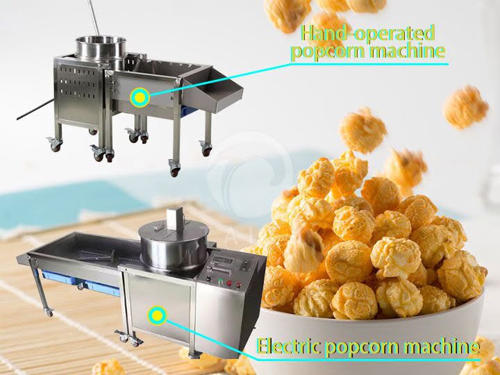 Automatic cereal popcorn machine