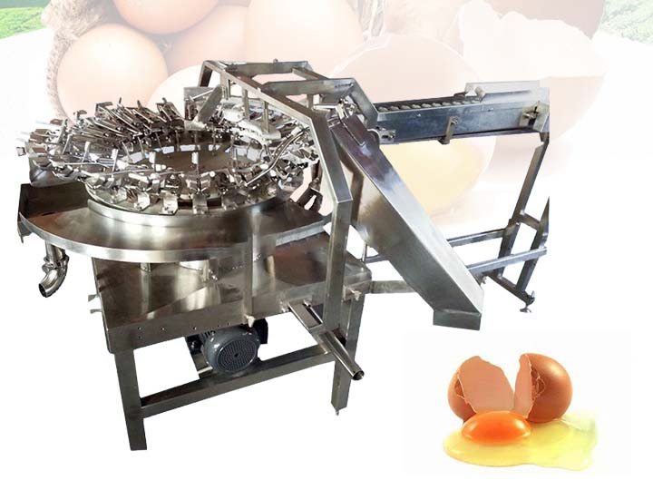 Egg breaking seperating machine