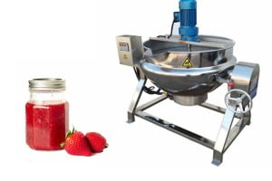 Commercial jam cooking kettle