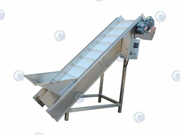 Hoist conveyor of washing plant 1
