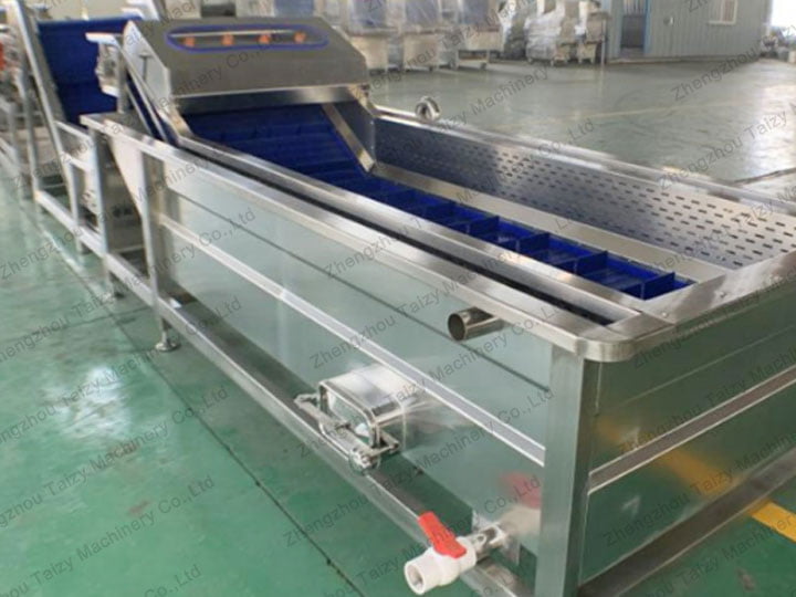 Small scale vegetable washing machine for brazil