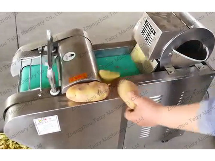 Potato slicing test
